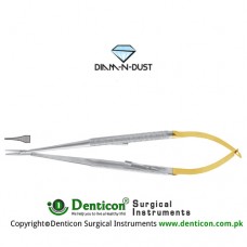 Diam-n-Dust™ Castroviejo Micro Needle Holder Straight - Very Delicate - With Lock Stainless Steel, 14 cm - 5 1/2"